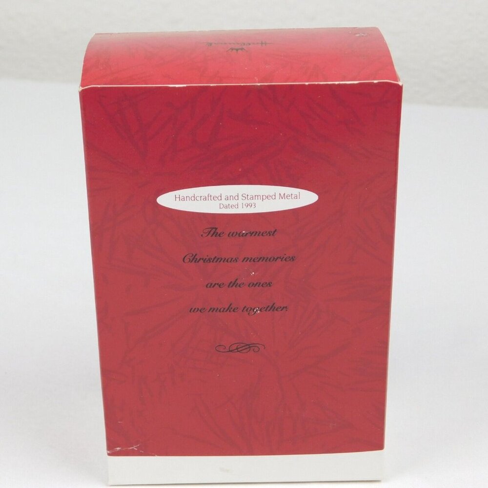 Hallmark Keepsake Ornament 1993 Warm Special Friends Mice Hershey Cocoa Tin Vtg - Picture 9 of 10